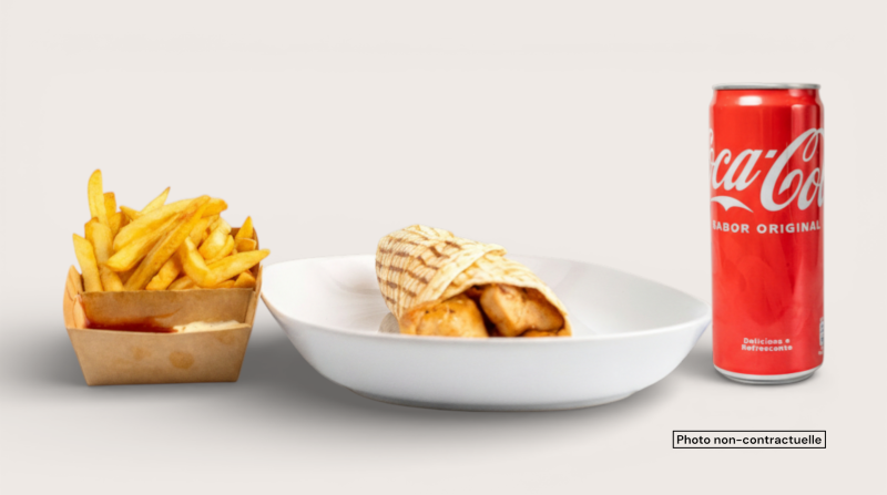 Menu Durum Brochette De Poulet