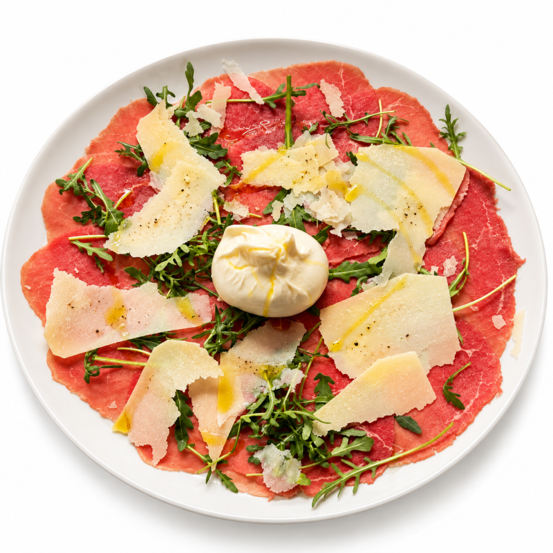 Carpaccio De Boeuf Et Burrata