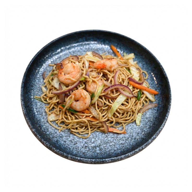 102 Nouilles Sautees Aux Scampis