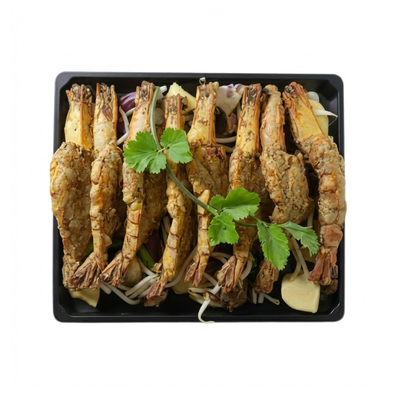 505 Scampis Sur Plaque Chauffante