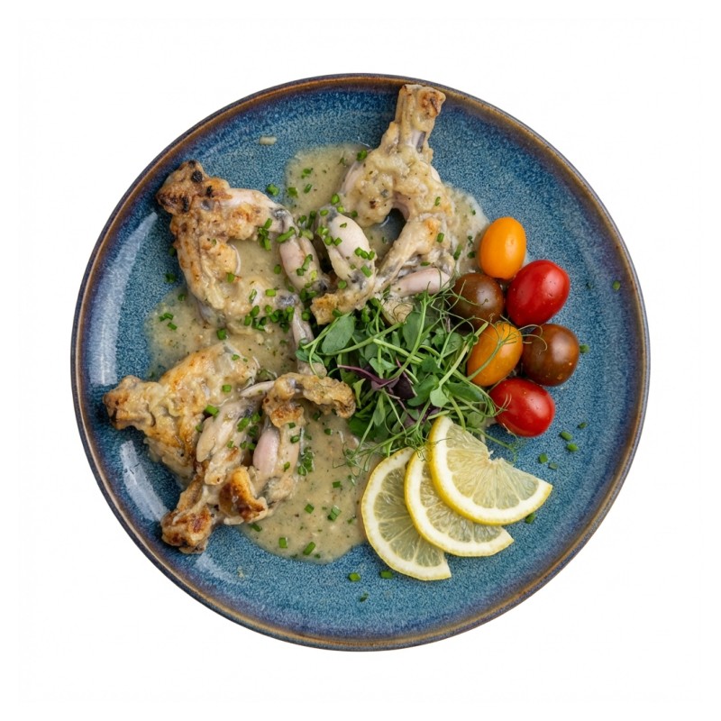 Cuisses De Grenouilles À L'ail Et Au Beurre