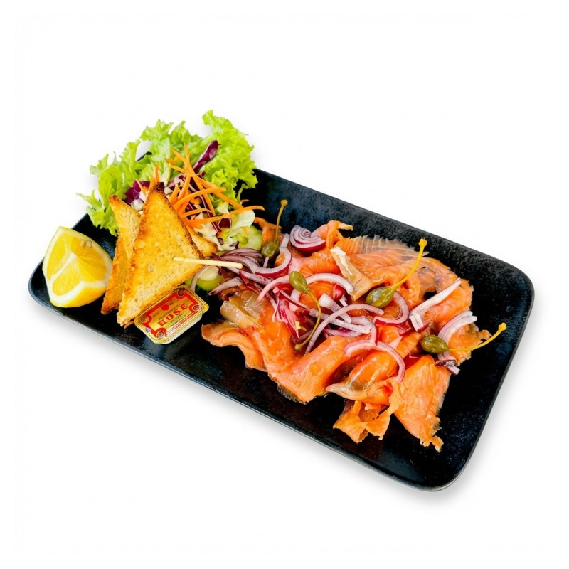 Assiette De Saumon Fumé Et Toasts
