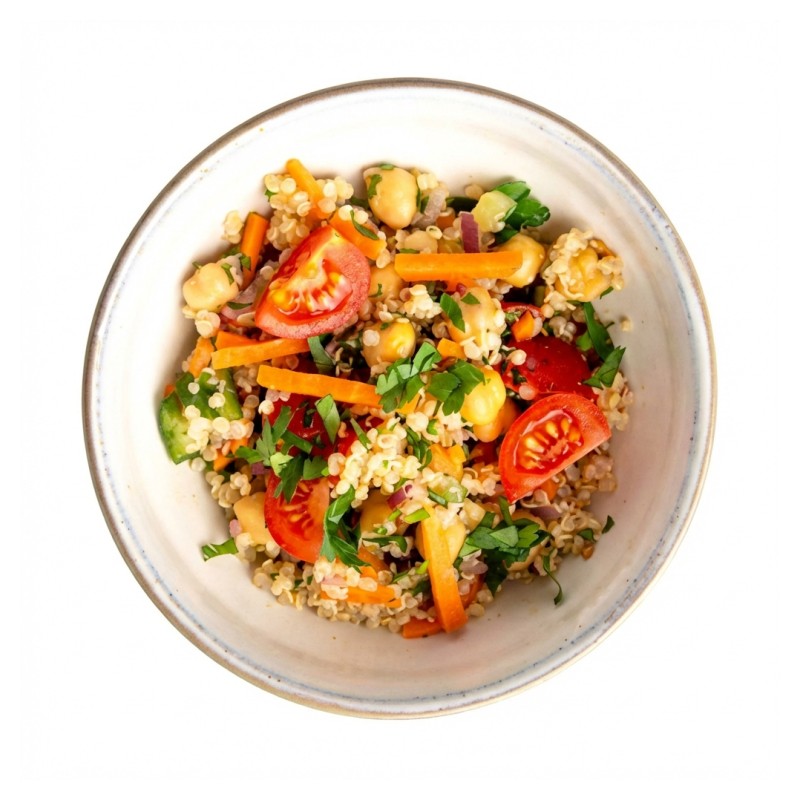Salade Libanaise Au Quinoa, Pois Chiches Et Légumes