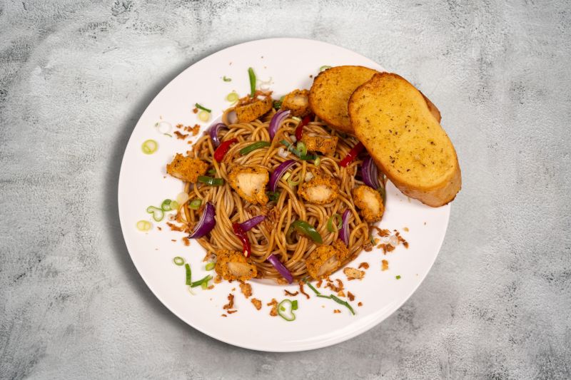 Spaghetti Chicken Teriyaki