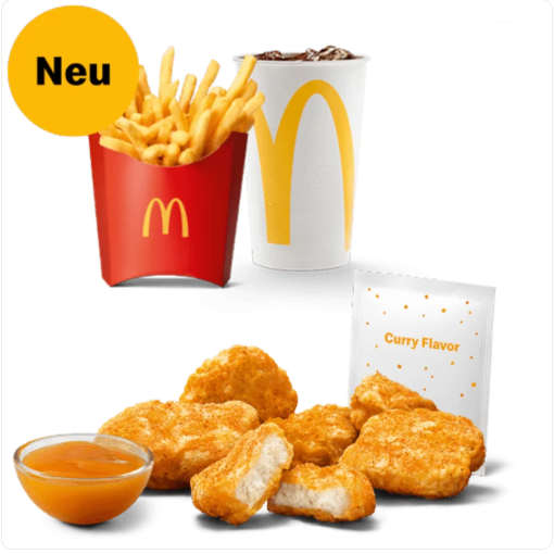 Mcmenu 6Er Shaker Chicken Mcnuggets Curry Flavor