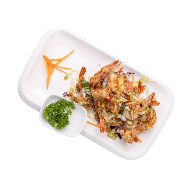 Scampi Au Sel Et Au Poivre