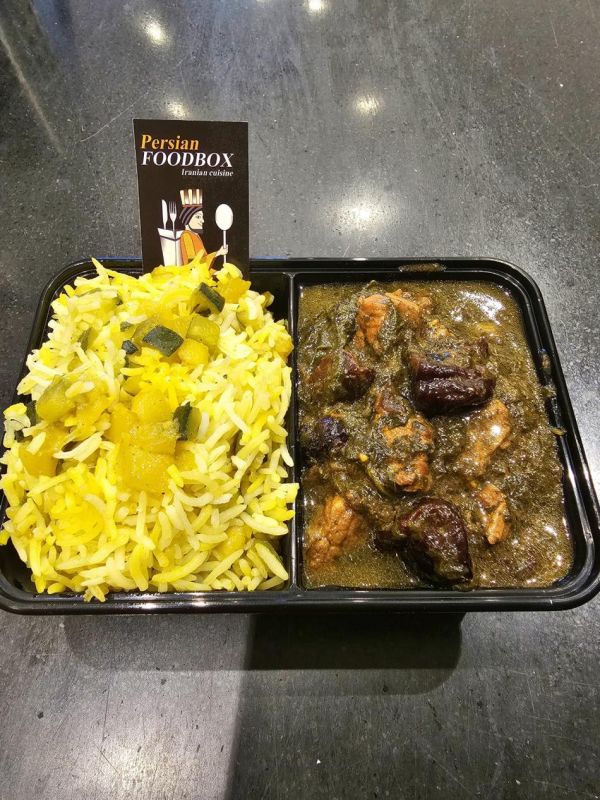 Kadou Sabz Polo Et Ragoût Alou Sfenaj (500 Ml)