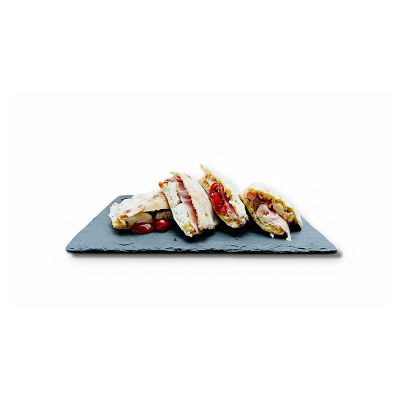 Puccia Bresaola, Bufala, Roquette, Tomates Sèches