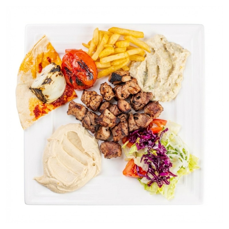 Assiette Brochette De Poulet 2 Personnes