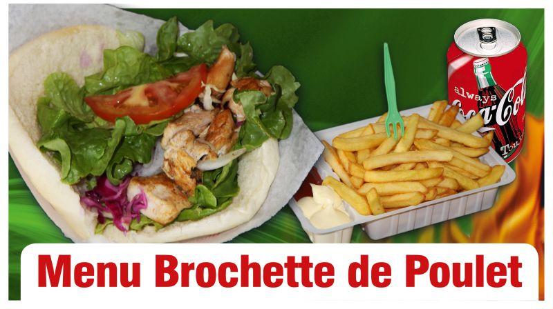 Menu Brochette De Poulet