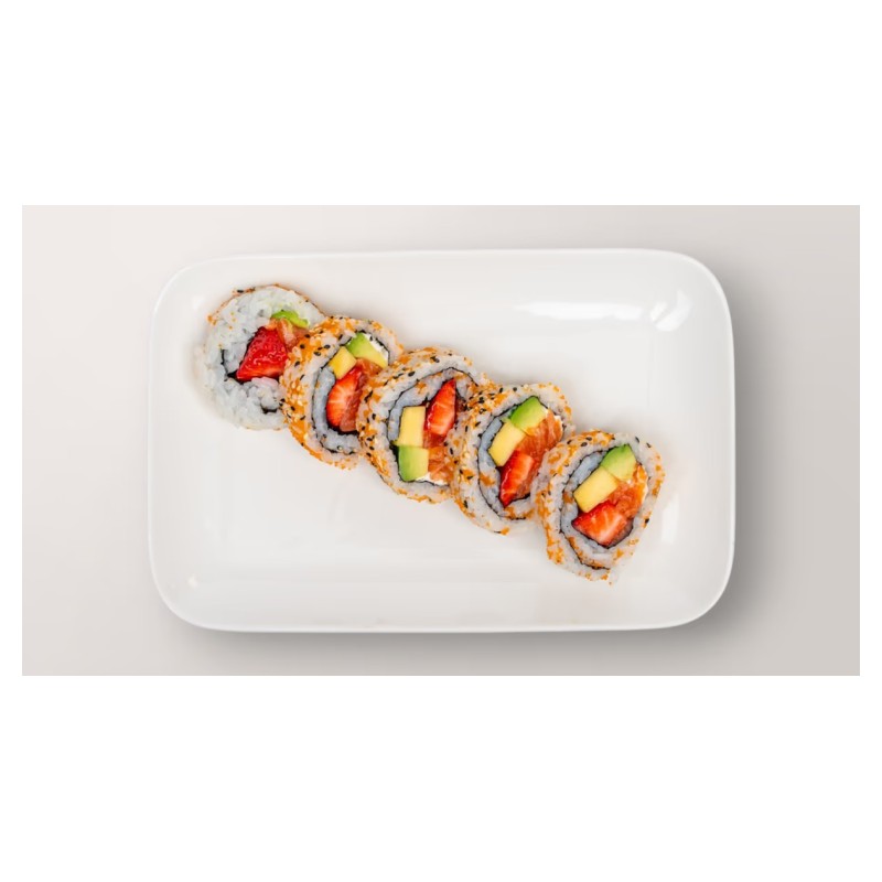 B1 California Saumon Avocat Cheese Fraise Mangue Masago
