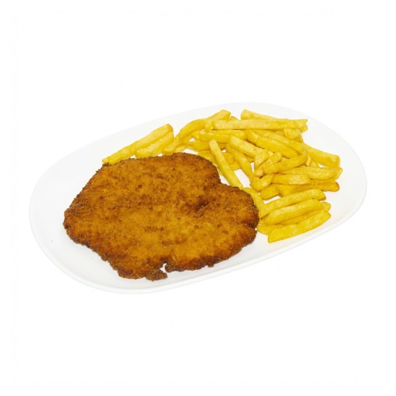 Cotoletta Di Pollo Impanata E Fritte
