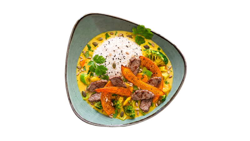 Pumpkin Spice Curry Mit Beef