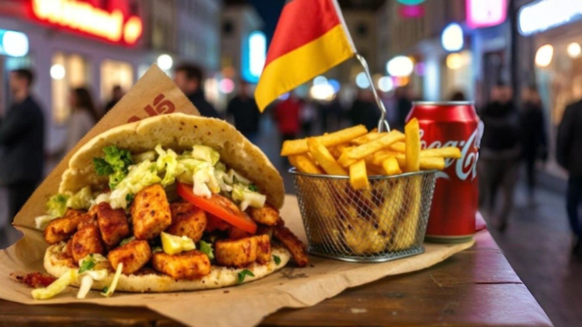 ❤‍🔥Sandwich Brochette + Frites + Boissons