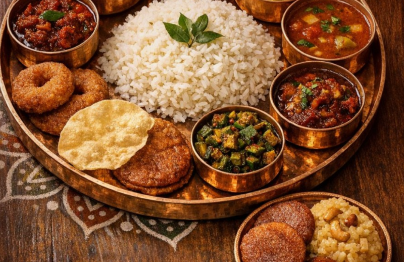Veg Sankranti Thali
