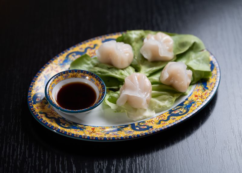 Ha Gao (Raviolis) Aux Crevettes À La Vapeur