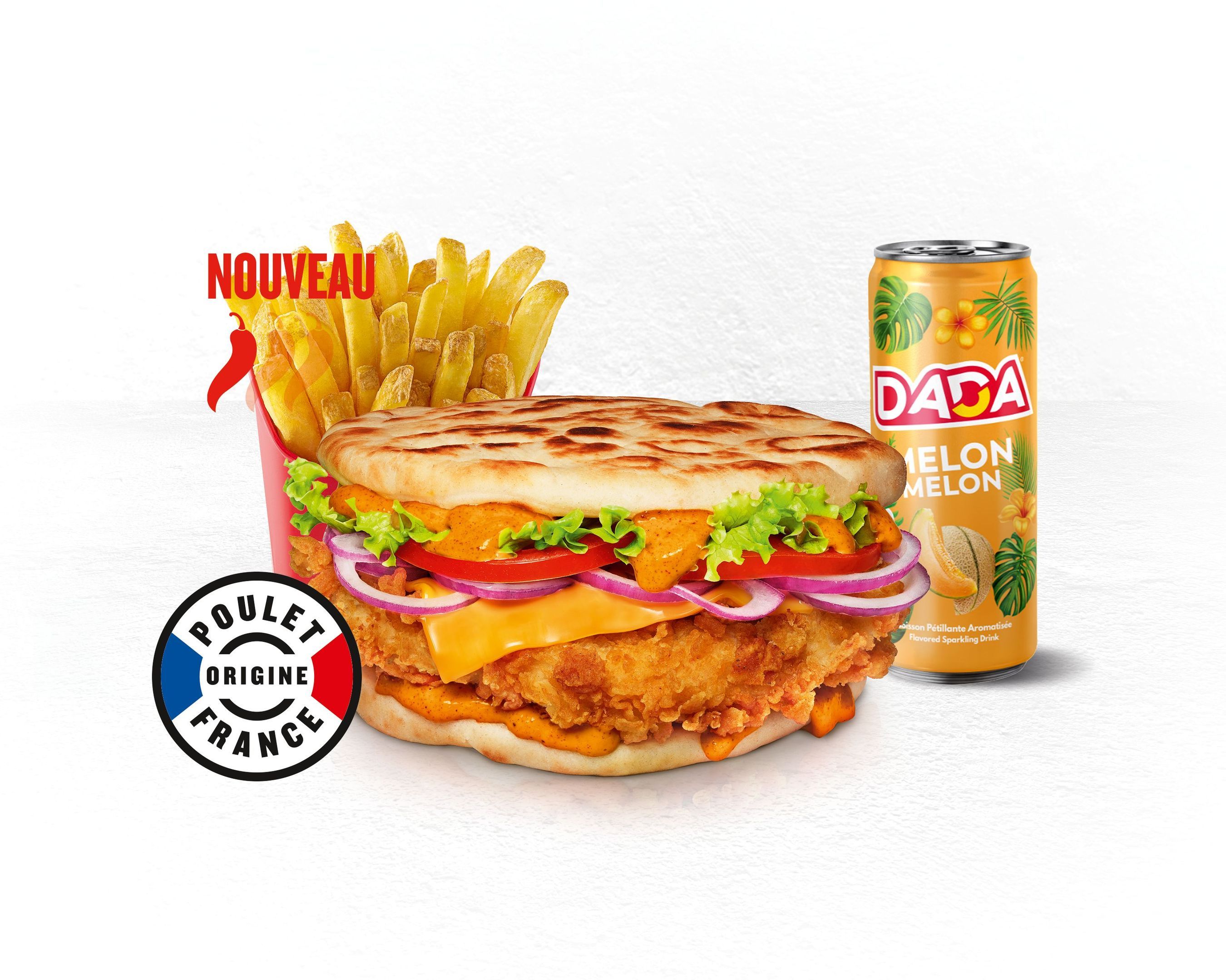 Menu Crispy Naan Spicy Tikka