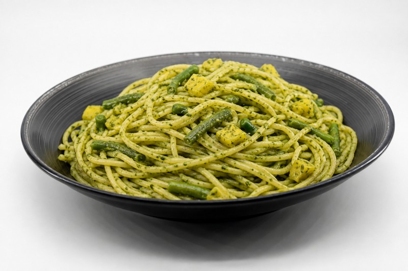 Spaghetti Pesto De Basilic