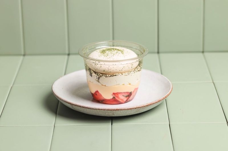 Pavlova Fraise Citron Menthe