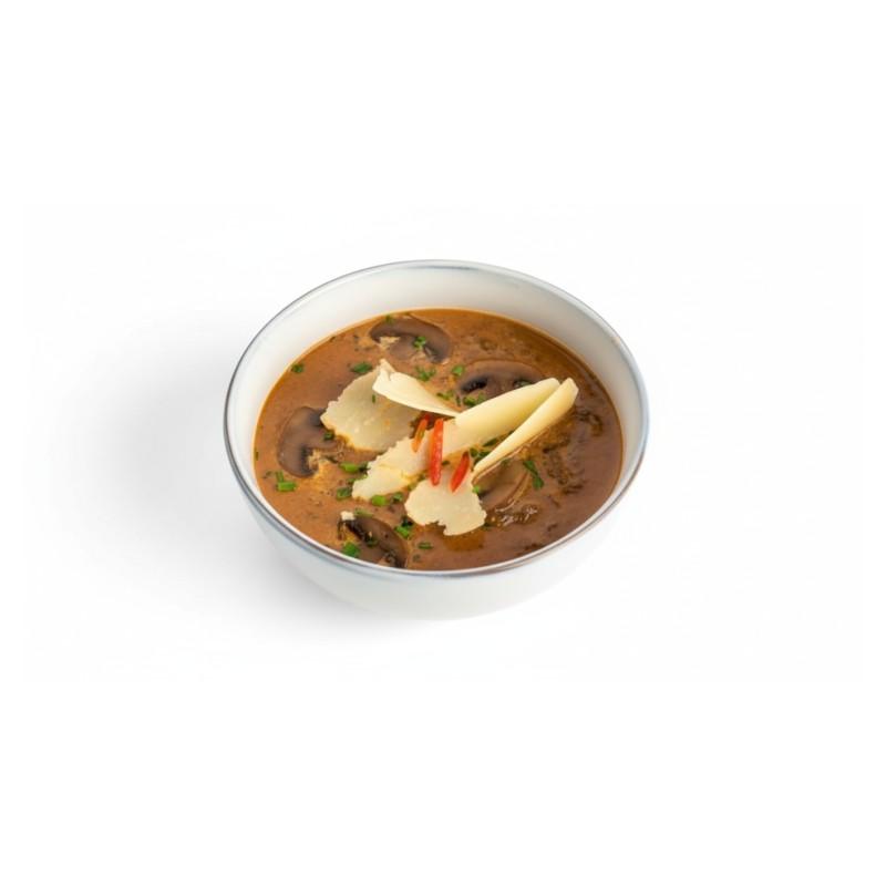 Creme De Champignons, Epinards Et Parmesan