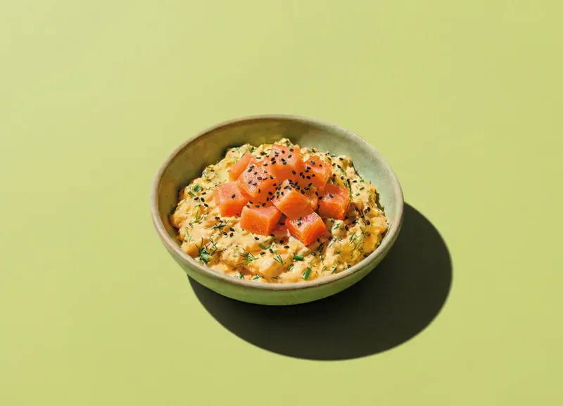 Brouillade D'oeufs Truite Saumonée