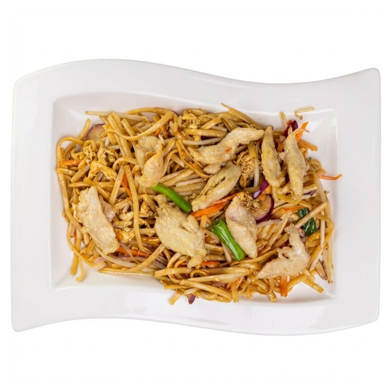 Nouilles Sautées Au Poulet