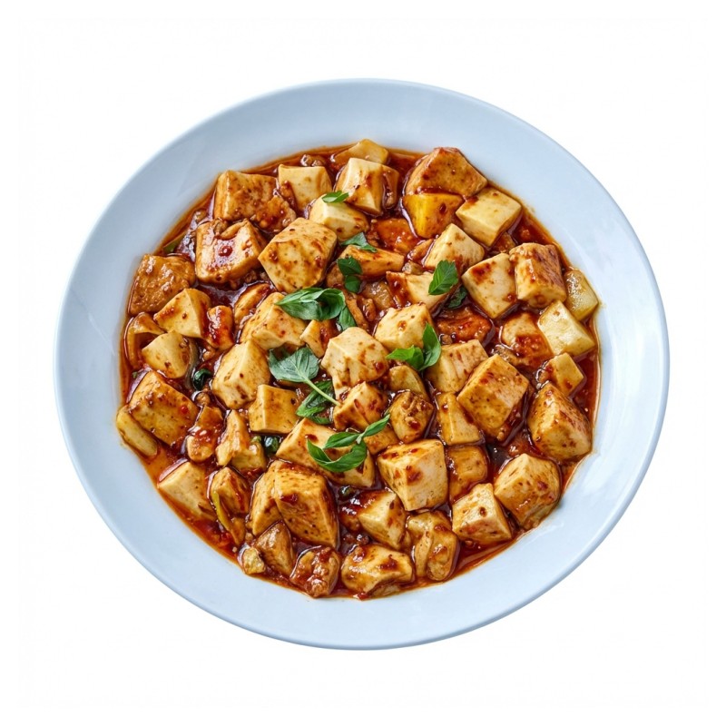62 Tofu À La Façon Sichuan Piquant (Avec Viande)
