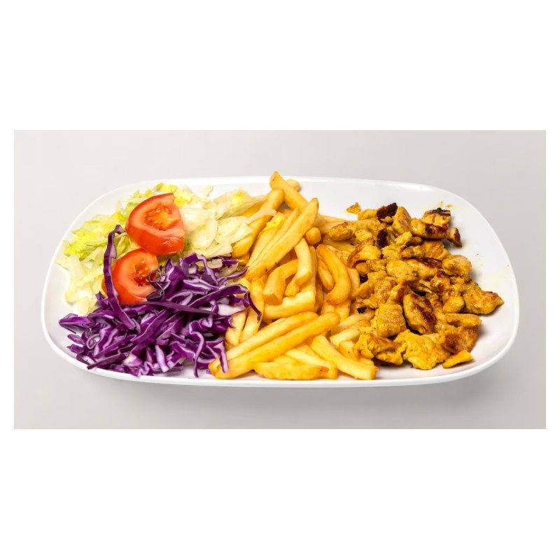 Assiettes Brochette De Poulet