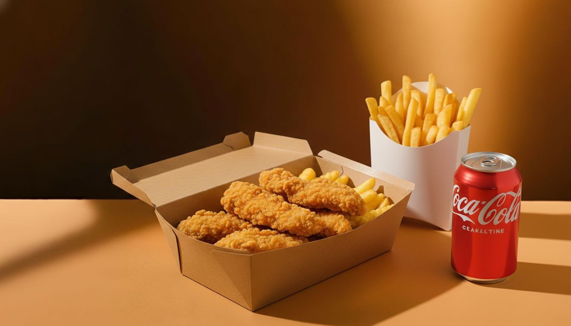 Menu Chicken Giant Nuggets 🍗 + 🍟 + 🥤