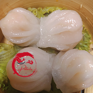 20 Raviolis De Crevettes(Hao Kao) À La Vapeur