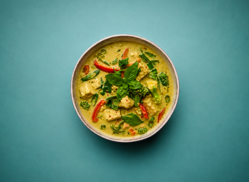 Vegetables Thai Green Curry (Épicée)