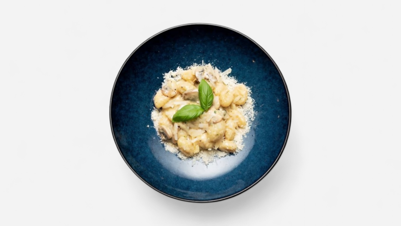 Gnocchi Aux Champignons Et Crème De Truffe