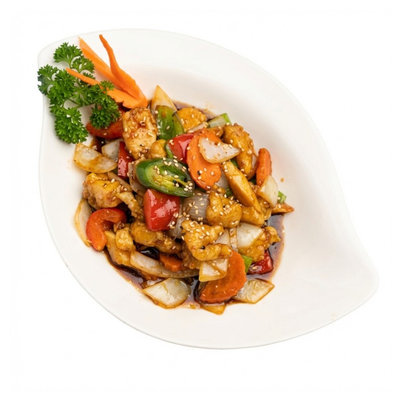 J1 Dés De Poulet À La Sauce Teriyaki