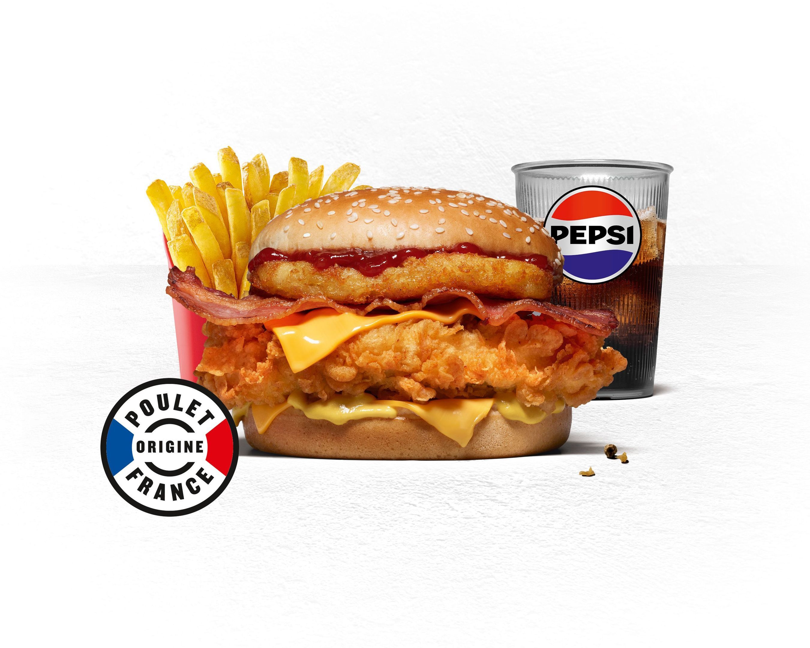 Menu Tower® Cheese & Bacon