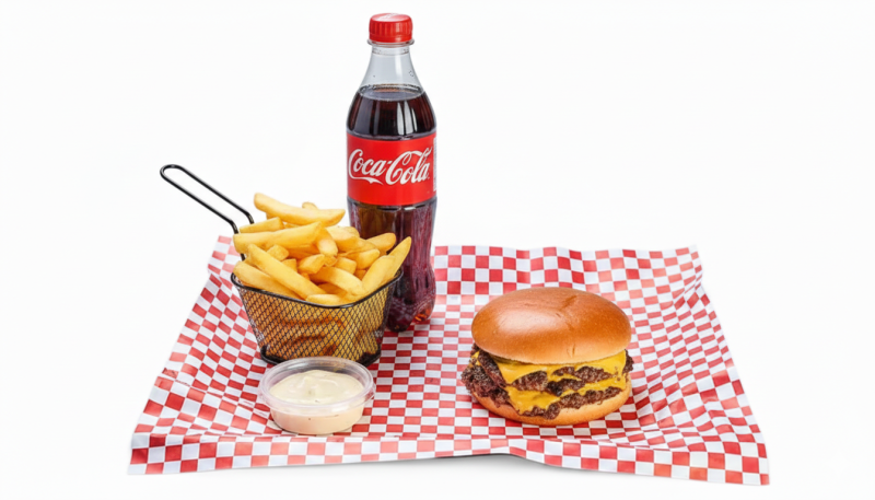 Menu Triple Cheeseburger