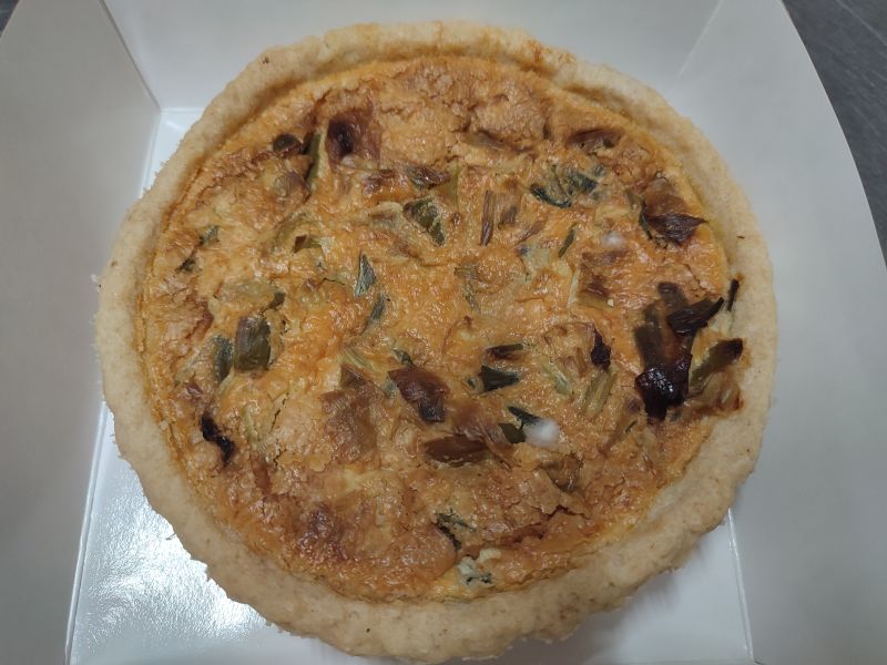 Quiche Poireaux Et Salade Verte
