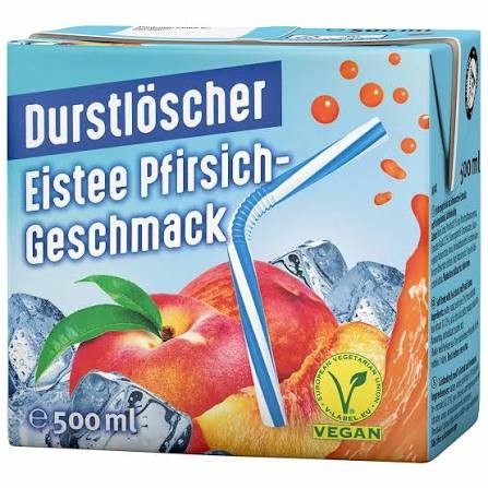 Durstlöscher Esitee Pfirsich-Geschmack