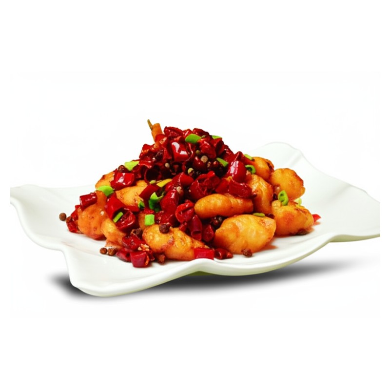 Filet De Poisson Frits Aux Piments Rouges Sichuan