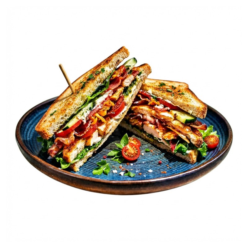 Croque Club Sandwich Poulet