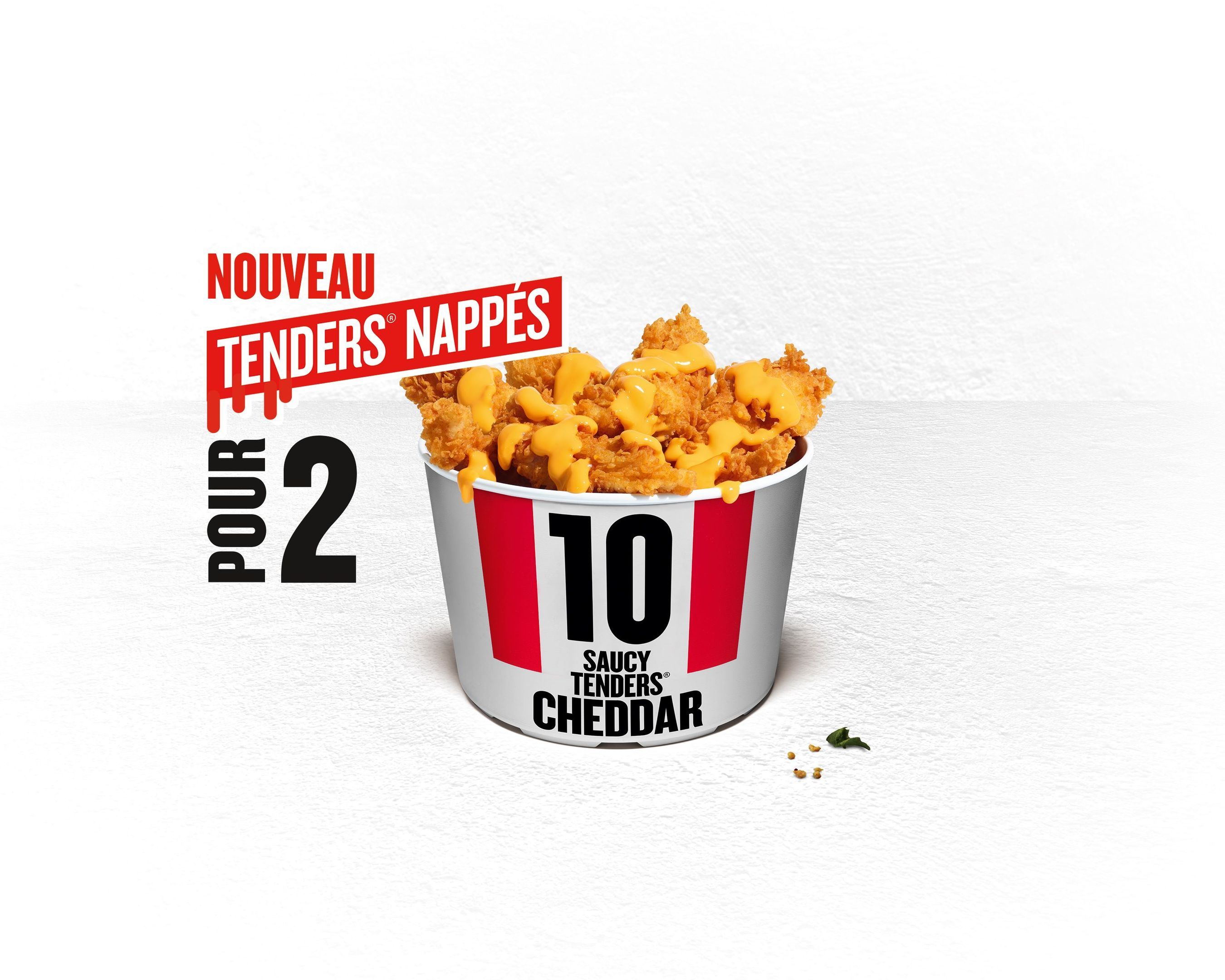 Bucket 10 Saucy Tenders® Cheddar