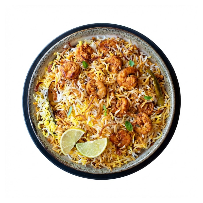114-Jhinga Biryani