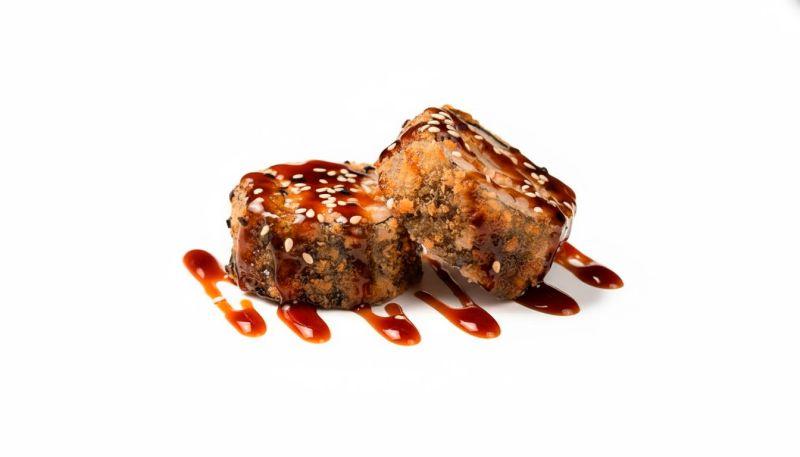 91. Fraises Roll (Surimi, Crevette Ananas, Enroulés De Fraises)