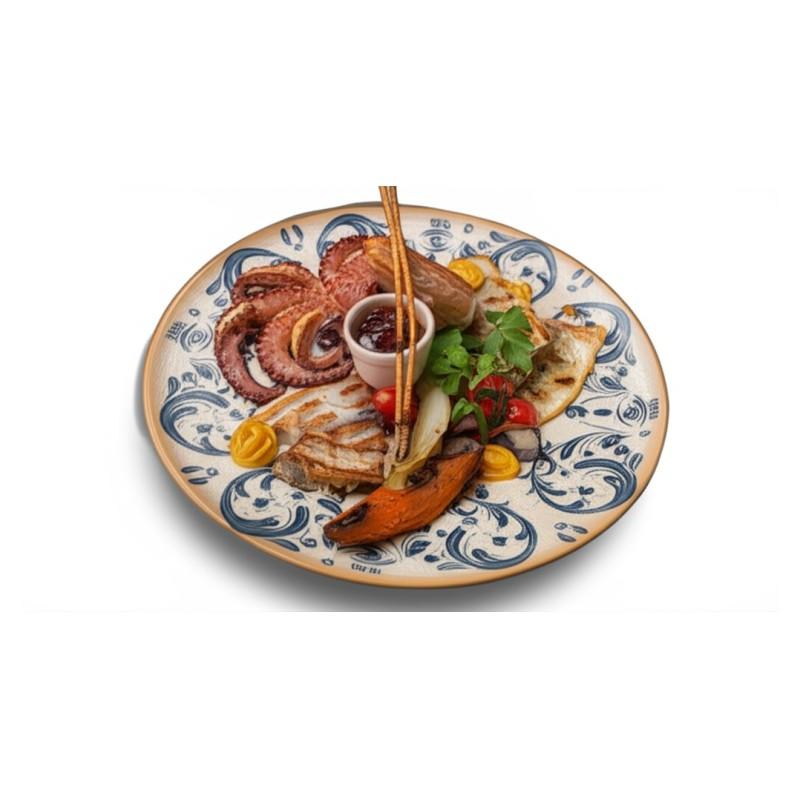 Grigliata Mista Di Pesce Con Risotto