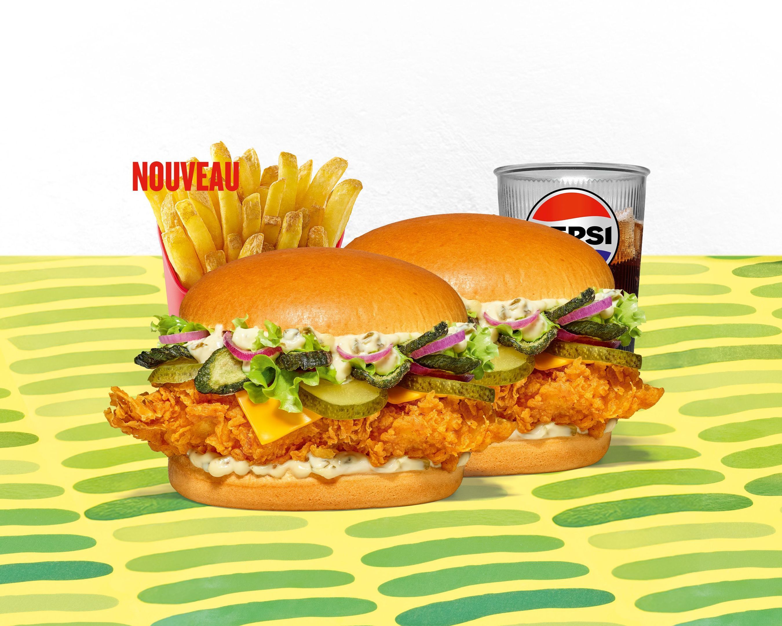 Menu Double Burgers