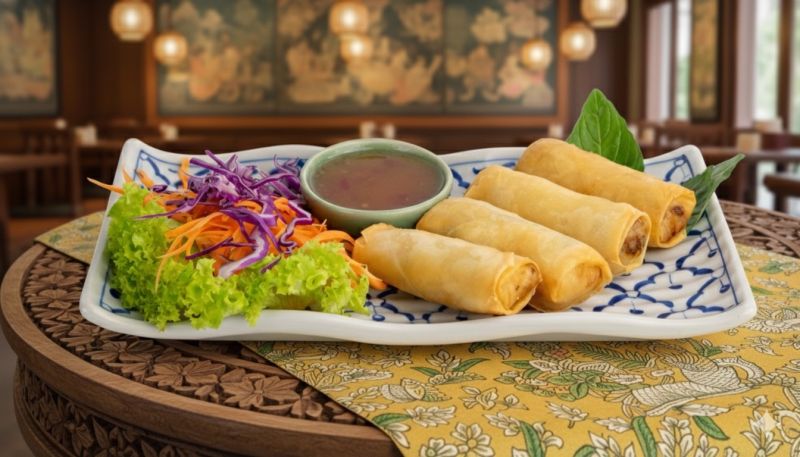 A1) Spring Rolls Veg (4Pcs. )