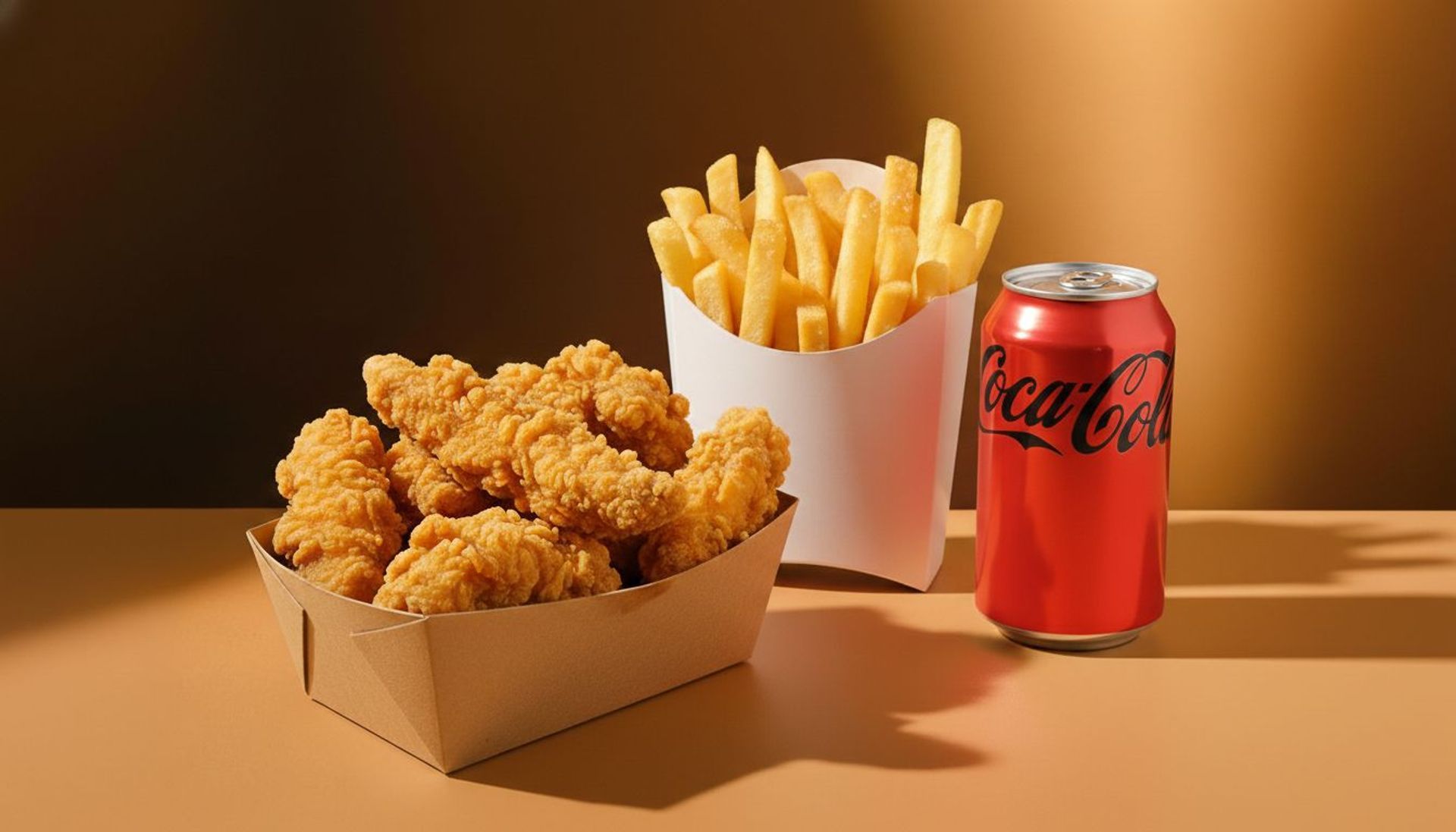 Menu Chicken Tenders🍗 + 🍟 + 🥤