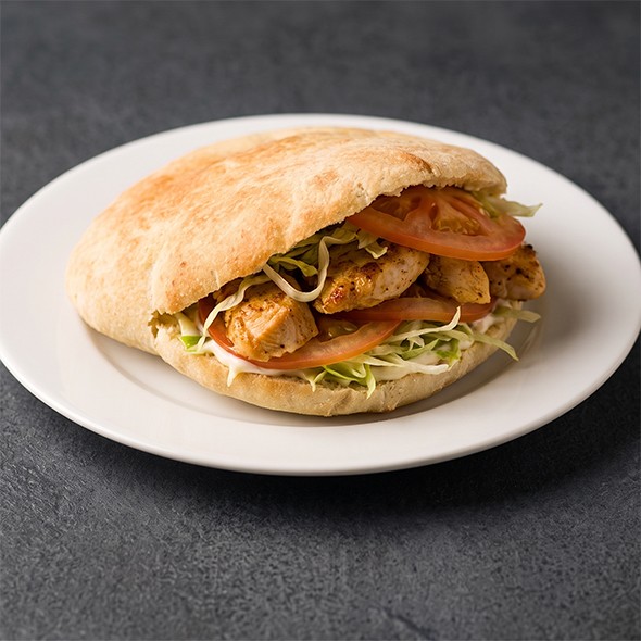 Sandwich Brochette D'escalope