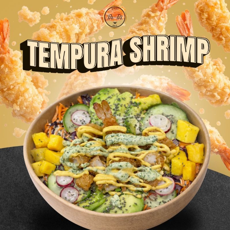 Poke Bowl Tempura Shrimp
