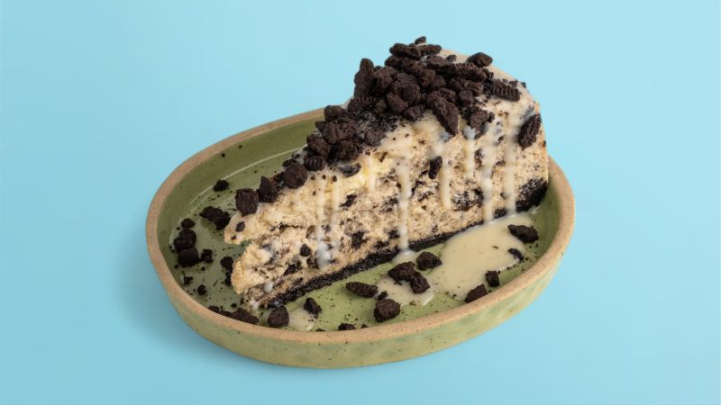 Cheesecake Oreo Et Coulis Chocolat Noir