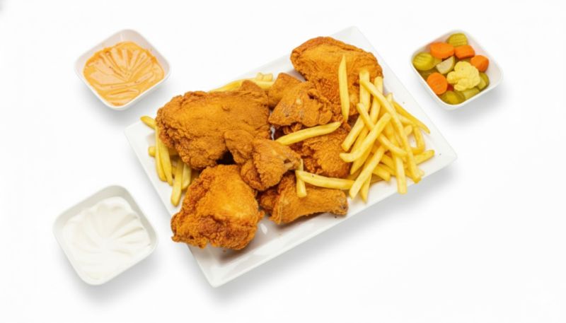 Demi Poulet Croustillant